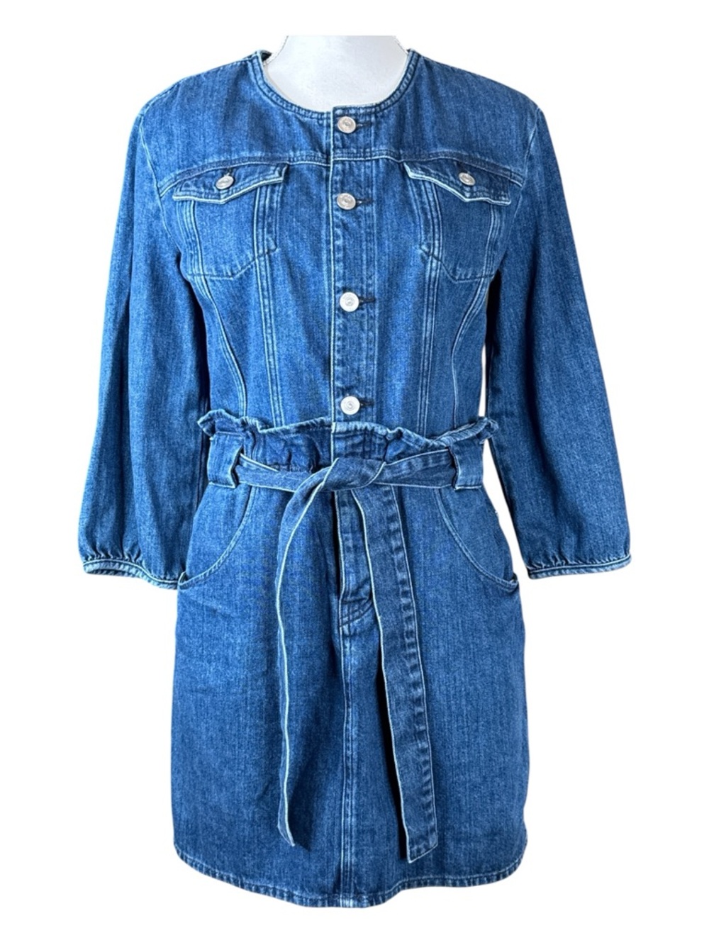 HUDSON JEANS denim mini dress